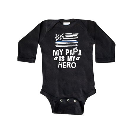 Inktastic Police Officer My Papa is my Hero Gift Baby Boy or Baby Girl Long Sleeve Bodysuit
Inktastic Police Officer My Papa is my Hero Gift Baby Boy or Baby Girl Long Sleeve Bodysuit