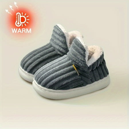 Casual Slip On Plus Fleece House Shoes For Boys Comfortable Non Slip Soft Bottom Walking Shoes For Indoor Autumn And Winter
Casual Slip On Plus Fleece House Shoes For Boys Comfortable Non Slip Soft Bottom Walking Shoes For Indoor Autumn And Winter