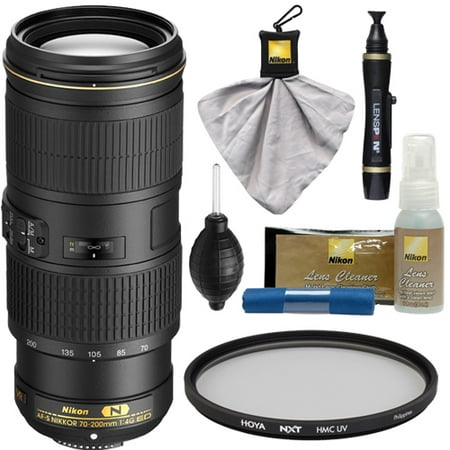 Nikon 70-200mm f\/4G VR AF-S ED Nikkor-Zoom Lens with UV Filter + Cleaning Kit for D3200, D3300, D5300, D5500, D7100, D7200, D750, D810 Camera Nikon 70-200mm f\/4G VR AF-S ED Nikkor-Zoom Lens with UV Filter + Cleaning Kit for D3200, D3300, D5300, D5500, D7100, D7200, D750, D810 Camera