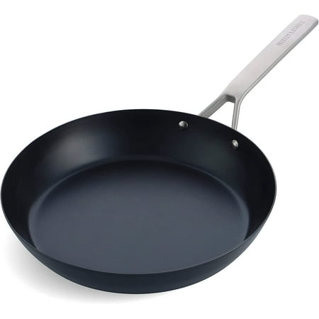 Pre-Seasoned Carbon Steel Pro Induction 12 Frying Pan Skillet Oven Safe Stainless Steel Handle Black
Pre-Seasoned Carbon Steel Pro Induction 12 Frying Pan Skillet Oven Safe Stainless Steel Handle Black