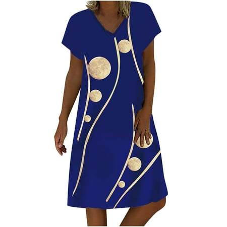 Maxi Dress for Women White Dress Fashion Women Summer Printing Causal V-Neck Short Sleeve Vacation Mini Dress Dresses for Women Dress Pants Women Flower Girl Dress on Clearance Blue 2XL
Maxi Dress for Women White Dress Fashion Women Summer Printing Causal V-Neck Short Sleeve Vacation Mini Dress Dresses for Women Dress Pants Women Flower Girl Dress on Clearance Blue 2XL