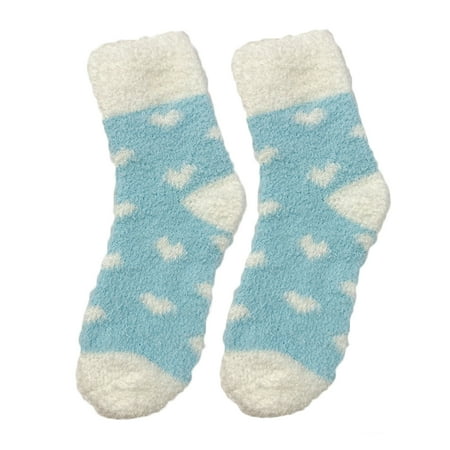 Zhiyuan 1 Pair Women Socks Fuzzy Fluffy Thickened Stretchy Super Soft Keep Warm Coral Fleece Love Heart Autumn Winter Floor Sleeping Socks for Daily Wear
Zhiyuan 1 Pair Women Socks Fuzzy Fluffy Thickened Stretchy Super Soft Keep Warm Coral Fleece Love Heart Autumn Winter Floor Sleeping Socks for Daily Wear