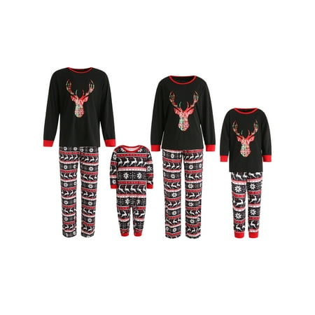 xingqing Family Christmas Matching Pajamas Elk Print Long Sleeve Tops Plaid Pants Outfits Holiday Sleepwear Black Red M
xingqing Family Christmas Matching Pajamas Elk Print Long Sleeve Tops Plaid Pants Outfits Holiday Sleepwear Black Red M