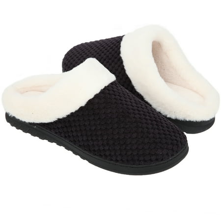 Womens Cozy Slippers Memory Foam Slip On Men’s House Slippers Warm Fuzzy Plush Outdoor Indoor Bedroom Shoes Black Men 5-6/ Women 7-8
Womens Cozy Slippers Memory Foam Slip On Men’s House Slippers Warm Fuzzy Plush Outdoor Indoor Bedroom Shoes Black Men 5-6/ Women 7-8