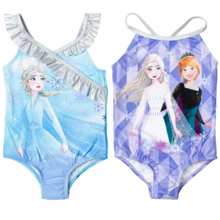 Disney Frozen Elsa Anna Toddler Girls 2 Pack One-Piece Bathing Suits Blue/Purple 2T
Disney Frozen Elsa Anna Toddler Girls 2 Pack One-Piece Bathing Suits Blue/Purple 2T