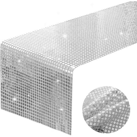 12 x 72 Inches Glitter Disco Party Table Runner Sequin Silver Table Runner Euphoria Dance Party Wedding Table Cloth Birthday Supplies Decorations
12 x 72 Inches Glitter Disco Party Table Runner Sequin Silver Table Runner Euphoria Dance Party Wedding Table Cloth Birthday Supplies Decorations