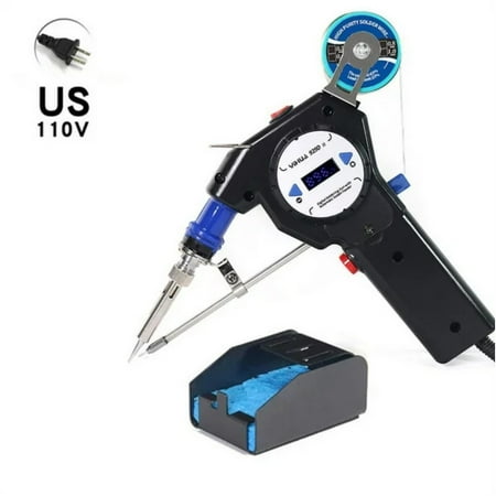 JUNWELL 929D-II Soldering Gun Kit Motorized Industrial Automatic Solder Feeding with Digital Display Temperature Contorl Stabilization and Iron Sleep Mode
JUNWELL 929D-II Soldering Gun Kit Motorized Industrial Automatic Solder Feeding with Digital Display Temperature Contorl Stabilization and Iron Sleep Mode