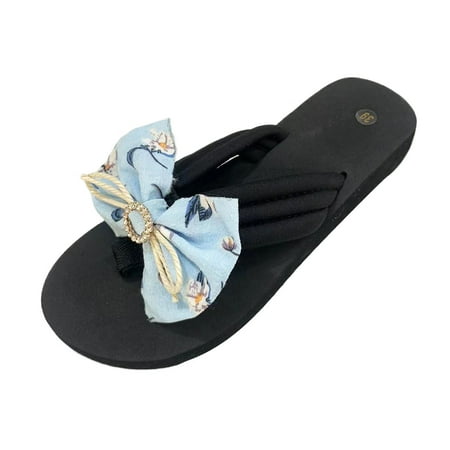 Womens Sandals Slippers for Women Ladies Summer Bohemian Flip Flops Open Toe Bow Decoration Sandals Casual Shoes Women S Sandals Eva Sky Blue 38
Womens Sandals Slippers for Women Ladies Summer Bohemian Flip Flops Open Toe Bow Decoration Sandals Casual Shoes Women S Sandals Eva Sky Blue 38