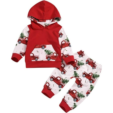 Zukuco Newborn Baby Girl Boy Christmas Clothes First Christmas Hoodie Tops + Christmas Tree Print Pants Baby Xmas Outfits
Zukuco Newborn Baby Girl Boy Christmas Clothes First Christmas Hoodie Tops + Christmas Tree Print Pants Baby Xmas Outfits