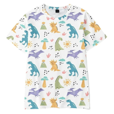 Dinosaur Cartoon Kids T shirt Boys Girls Clothes Summer Children Cotton Short Sleeve T-Shirt(C08-Size 80)
Dinosaur Cartoon Kids T shirt Boys Girls Clothes Summer Children Cotton Short Sleeve T-Shirt(C08-Size 80)
