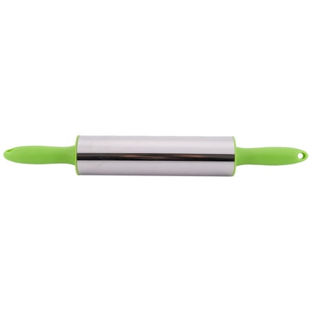 Chamat 1Pc Stainless Steel Fondant Rolling Pin Cake Decoration Dough Roller Plastic Round Handle Baking Tools
Chamat 1Pc Stainless Steel Fondant Rolling Pin Cake Decoration Dough Roller Plastic Round Handle Baking Tools