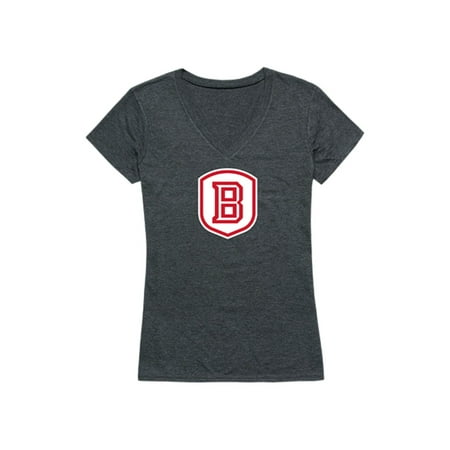 Bradley University Womens Cinder T-Shirt Heather Charcoal
