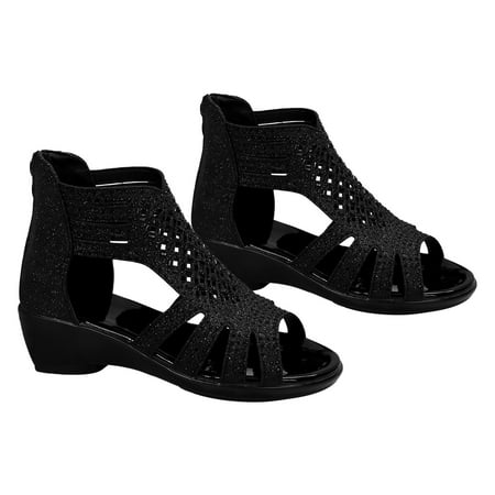 LIANGP Women s Sandals Casual Slope Bottom Roman Shoes Fashion Women S Sandals Summer Women S Slope With Sandals Women s Shoes Black Size 8
LIANGP Women s Sandals Casual Slope Bottom Roman Shoes Fashion Women S Sandals Summer Women S Slope With Sandals Women s Shoes Black Size 8