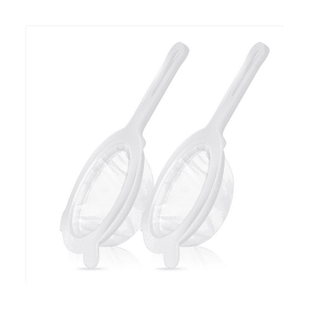 2 Pcs Juice Strainer Plastic Nylon Food Strainer Yogurt Mesh Strainer with Handle for Kitchen Juicing 100/400 Mesh
2 Pcs Juice Strainer Plastic Nylon Food Strainer Yogurt Mesh Strainer with Handle for Kitchen Juicing 100/400 Mesh