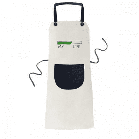 Life Energy Progress Bar 61 Percent Middle Aged Apron Adjustable Bib Cotton Linen BBQ Kitchen Pocket Pinafore
Life Energy Progress Bar 61 Percent Middle Aged Apron Adjustable Bib Cotton Linen BBQ Kitchen Pocket Pinafore