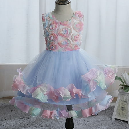 Leutsin Toddler Kids Baby Girls Floral Formal Princess Party Tulle Tiered Full Dress
Leutsin Toddler Kids Baby Girls Floral Formal Princess Party Tulle Tiered Full Dress