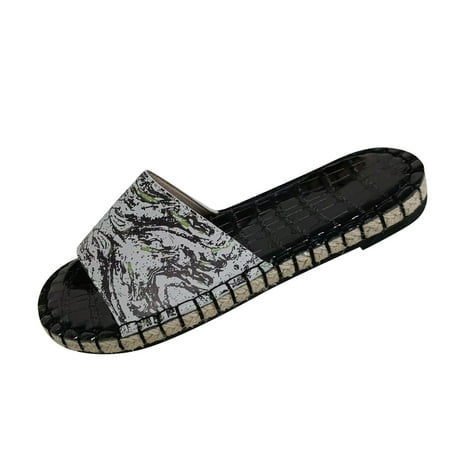 Womens Printing Flat Open Toe Slippers Shoes Comfy Sandals Casual Comfortable Beach Sandals Summer Open Toe Slide Sandals Comfortable Flats Flip-Flops Casual Platforms Heeled Wedge Sandals A4218
Womens Printing Flat Open Toe Slippers Shoes Comfy Sandals Casual Comfortable Beach Sandals Summer Open Toe Slide Sandals Comfortable Flats Flip-Flops Casual Platforms Heeled Wedge Sandals A4218