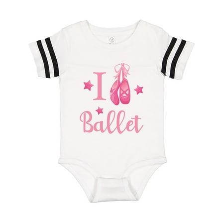 Inktastic I Love Ballet Gift Baby Girl Bodysuit