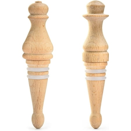 2Pcs Wine Bottle Stoppers Reusable Solid Wood Wine Stopper Suitable for Wine Champagne Beer Saver Sealer
2Pcs Wine Bottle Stoppers Reusable Solid Wood Wine Stopper Suitable for Wine Champagne Beer Saver Sealer