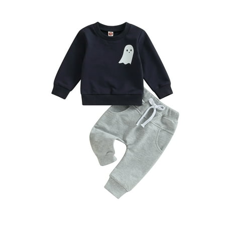 2Pcs Toddler Baby Boys Halloween Outfits Print Long Sleeve Pullover Tops + Elastic Pants
2Pcs Toddler Baby Boys Halloween Outfits Print Long Sleeve Pullover Tops + Elastic Pants