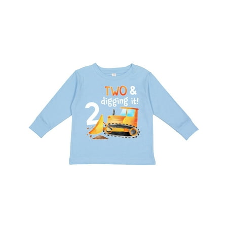 Inktastic Two and Digging It Bulldozer 2nd Birthday Gift Toddler Boy or Toddler Girl Long Sleeve T-Shirt
Inktastic Two and Digging It Bulldozer 2nd Birthday Gift Toddler Boy or Toddler Girl Long Sleeve T-Shirt