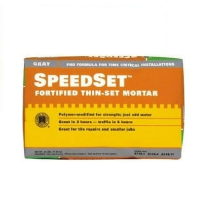 Custom Building Products Custom Building Products SDS25 Gray Speedset Thinset 25Lb