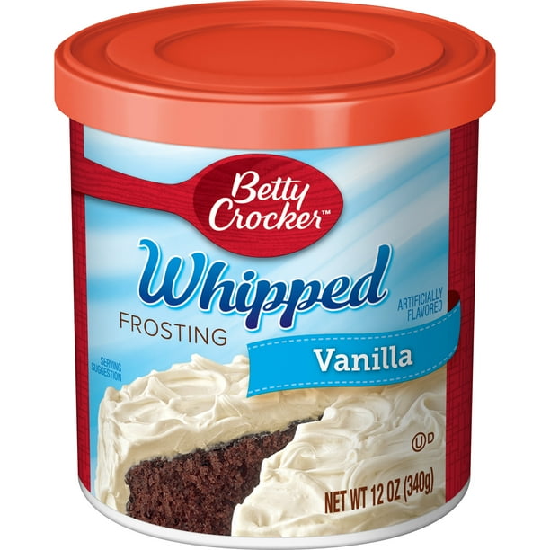 Betty Crocker Whipped Vanilla Frosting, 12 oz Container