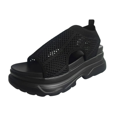 Daznico Sandals Women Ladies Summer Breathable Mesh Open Toe Wedge Heel Thick Sole Casual Sandals Orthopedic Sandals for Women Summer Sandals for Women 2024(Color:Black Size:US 7)
Daznico Sandals Women Ladies Summer Breathable Mesh Open Toe Wedge Heel Thick Sole Casual Sandals Orthopedic Sandals for Women Summer Sandals for Women 2024(Color:Black Size:US 7)