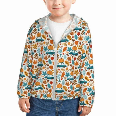 Goofa Falling Pumpkins On Car Printed Kids Zip-Up Hoodie Girls Boys UPF50+ Sun Protection Jacket Hooded Cooling Shirt-4 Years
Goofa Falling Pumpkins On Car Printed Kids Zip-Up Hoodie Girls Boys UPF50+ Sun Protection Jacket Hooded Cooling Shirt-4 Years