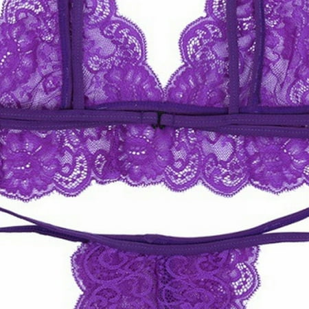 Aayomet Women s Lingerie Women S Lace Lace Lace Camisole Sexy Sexy Lingerie Set New Women S Plus Size Lace Lingerie Bra Thong Purple L
Aayomet Women s Lingerie Women S Lace Lace Lace Camisole Sexy Sexy Lingerie Set New Women S Plus Size Lace Lingerie Bra Thong Purple L