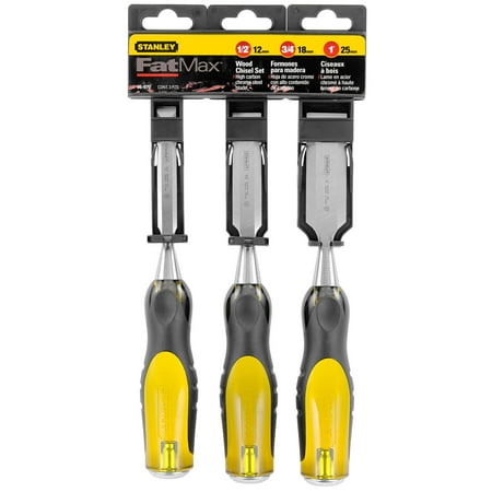 Stanley Hand Tools 16-970 3 Pc FatMax® Short Blade Chisel Set