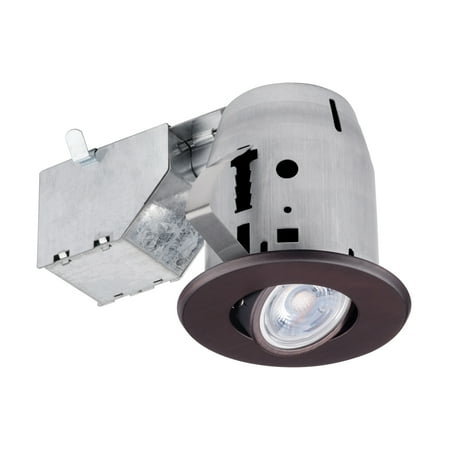 Globe Electric 3 in. Oil Rubbed Bronze Swivel Recessed Lighting Kit LED Bulb Included 91144
Globe Electric 3 in. Oil Rubbed Bronze Swivel Recessed Lighting Kit LED Bulb Included 91144