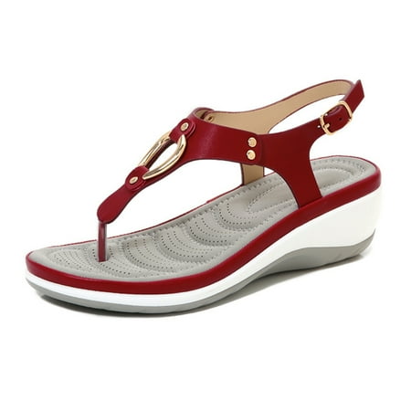 Women s Soft Cushion Flip Flops Thong Sandals Slippers Casual Orthotics Sandals 36 Red
Women s Soft Cushion Flip Flops Thong Sandals Slippers Casual Orthotics Sandals 36 Red