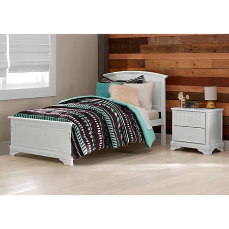Better Homes and Gardens Kids Sebring Twin Bed, White Finish