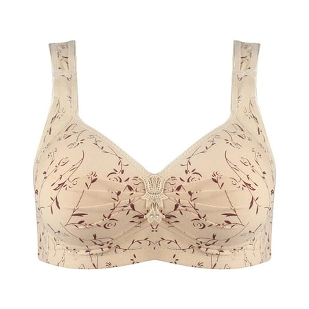 CLZOUD Comfortable Bras Women s No Steel Ring Vest Underwear Temperament Bra Large Size Underwear Khaki 38/85
CLZOUD Comfortable Bras Women s No Steel Ring Vest Underwear Temperament Bra Large Size Underwear Khaki 38/85
