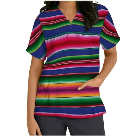 Alrise Nursing Scrubs Moisture Wicking Short-Sleeved V-Neck Clinic Blouse Hot Pink L
Alrise Nursing Scrubs Moisture Wicking Short-Sleeved V-Neck Clinic Blouse Hot Pink L