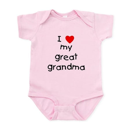 CafePress - I Love My Great Grandma Infant Bodysuit - Baby Light Bodysuit Size Newborn - 24 Months
CafePress - I Love My Great Grandma Infant Bodysuit - Baby Light Bodysuit Size Newborn - 24 Months
