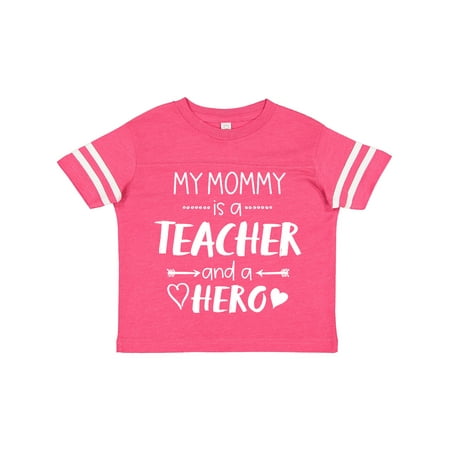 Inktastic My Mommy is a Teacher and a Hero Gift Toddler Boy or Toddler Girl T-Shirt
Inktastic My Mommy is a Teacher and a Hero Gift Toddler Boy or Toddler Girl T-Shirt
