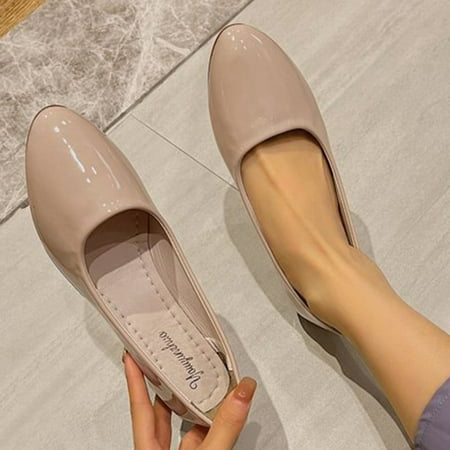 Follure Fashion Women Spring And Summer Leather Soft Soled Leather Shoes Flat Wedge Pointed Toe Shoes
Follure Fashion Women Spring And Summer Leather Soft Soled Leather Shoes Flat Wedge Pointed Toe Shoes