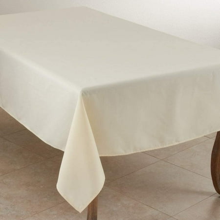 Fennco Styles Classic Everyday Design Solid Color Tablecloth 84 W X 84 L - Ivory Table Cover for Home Décor Baquets Family Gathering and Special Occasion
Fennco Styles Classic Everyday Design Solid Color Tablecloth 84 W X 84 L - Ivory Table Cover for Home Décor Baquets Family Gathering and Special Occasion
