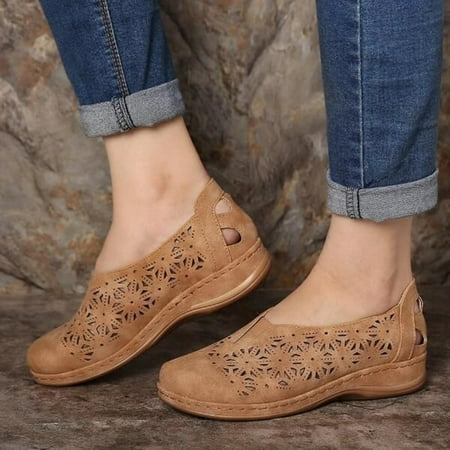 Karcher Faux Leather Elastic Comfy Slip On Women s Hollow-Out Round Toe Flat Heel Flats Platform Non-Slip Shoes
Karcher Faux Leather Elastic Comfy Slip On Women s Hollow-Out Round Toe Flat Heel Flats Platform Non-Slip Shoes