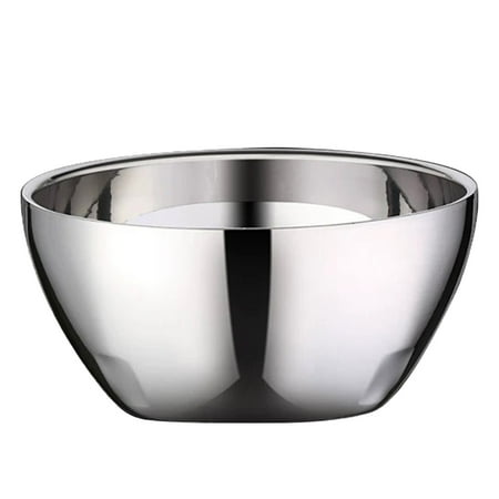 Double Layer Stainless Steel Bowl 360ml 11.5cm Insulated Bowl Household Drop-resistant Children Utensils Bowl (Silver)
Double Layer Stainless Steel Bowl 360ml 11.5cm Insulated Bowl Household Drop-resistant Children Utensils Bowl (Silver)