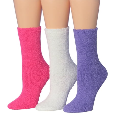 Colorfut Women s 3-Pairs Cozy Microfiber Anti-Skid Soft Solid Colored Fuzzy Crew Socks Slipper (with non-slip silicone grippers) FZ04-B
Colorfut Women s 3-Pairs Cozy Microfiber Anti-Skid Soft Solid Colored Fuzzy Crew Socks Slipper (with non-slip silicone grippers) FZ04-B