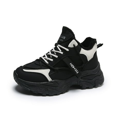 Women‘s Plush Lined Platform Sneakers Warm & Cozy Colorblock Lace-up High Top Shoes Casual Sports Shoes
Women‘s Plush Lined Platform Sneakers Warm & Cozy Colorblock Lace-up High Top Shoes Casual Sports Shoes