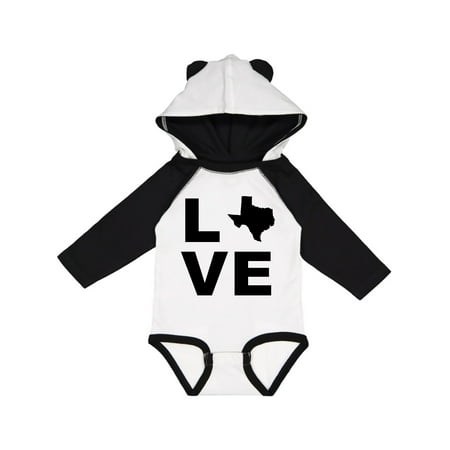 Inktastic Love Texas Gift Baby Boy or Baby Girl Long Sleeve Bodysuit