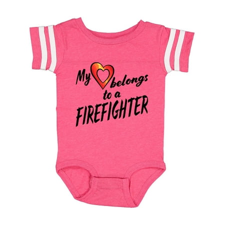 Inktastic My Heart Belongs to a Firefighter with Red Heart Gift Baby Boy or Baby Girl Bodysuit
Inktastic My Heart Belongs to a Firefighter with Red Heart Gift Baby Boy or Baby Girl Bodysuit