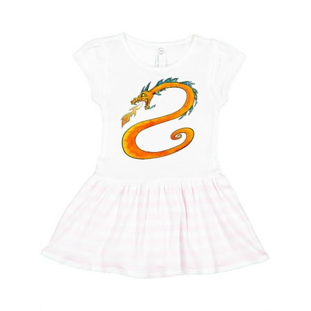 Inktastic Fire-Breathing Dragon Gift Toddler Girl Dress
Inktastic Fire-Breathing Dragon Gift Toddler Girl Dress