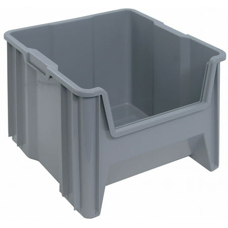Quantum Storage Systems Bin Gray Polyethylene 12 1-2 in QGH800GY QGH800GY ZO-G3748647