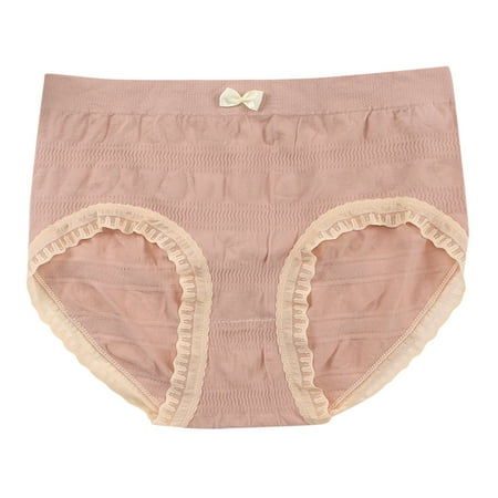 Felwors Cotton Panties Gift For Womens Underpants Lace Panties Underwear Panties Bikini Solid Womens Briefs Knickers Size XL
Felwors Cotton Panties Gift For Womens Underpants Lace Panties Underwear Panties Bikini Solid Womens Briefs Knickers Size XL
