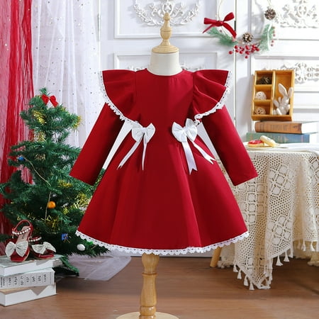 naisibaby Long Sleeve Christmas Velvet Dress Dress for Girls Princess Dress Winter Outfits Red Size 2Y
naisibaby Long Sleeve Christmas Velvet Dress Dress for Girls Princess Dress Winter Outfits Red Size 2Y
